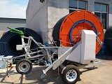 What are the components of Hose Reel Irrigation Machines?